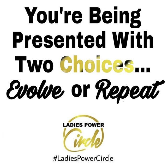 LPCircle's tweet photo. You're Being Presented With Two Choices... Evolve or Repeat!
#LPC
#LevelUp
#GirlPower
#BossChicks
#Mompreneurs
#LPCVolunteers
#BusinessBabes
#DreamCatchers
#GirlsOnTheGrind
#PlanExecuteSlay™
#LadiesPowerCircle
#TheFutureIsFemale
#FemaleEntrepreneurs
… https://t.co/dVpIvZijHN https://t.co/gqavbByZey