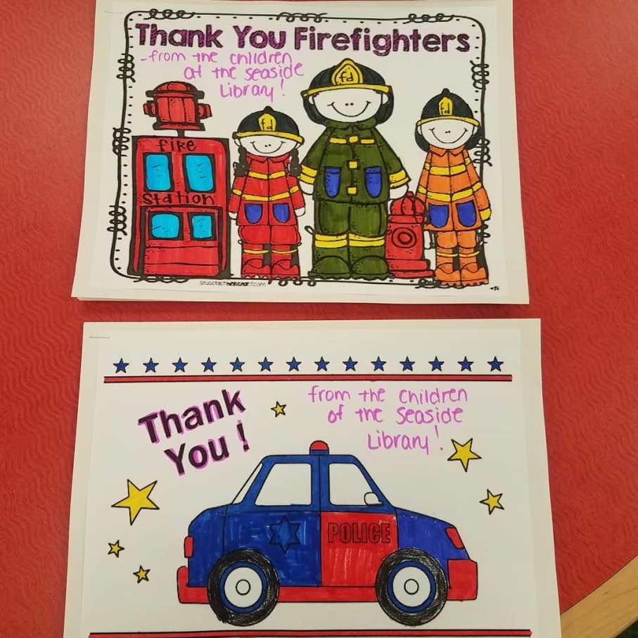 QPLNYC's tweet photo. Here's today’s Act of Kindness, brought to you by the Children’s Librarian (and the kids) at #SeasideLibrary in Rockaway Park! https://t.co/H3fHCAGOnt #ItsTimeForKind https://t.co/j4Jh9bXupK