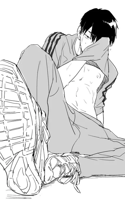 今日はめっちゃがんばったので一時間落書き～。構図は此村さん。いつも良い写真をありがとうございます!😆🙏 