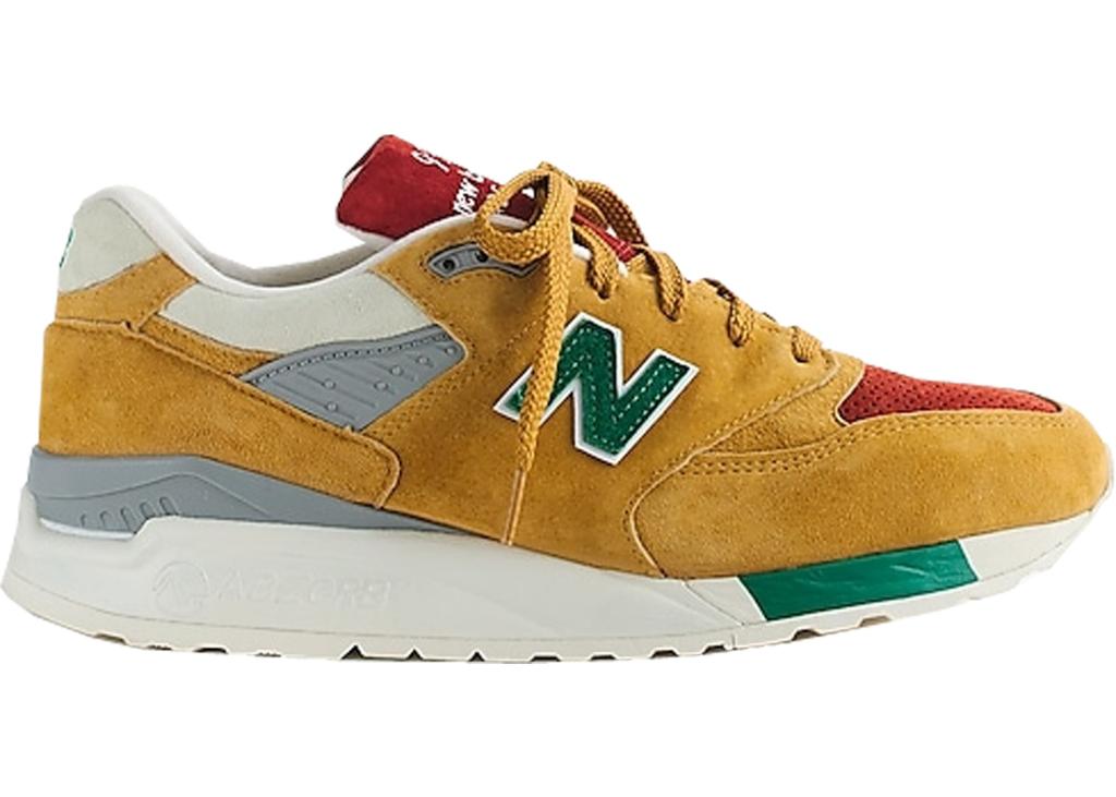 New Balance 998 J Crew Mustard Ketchup 