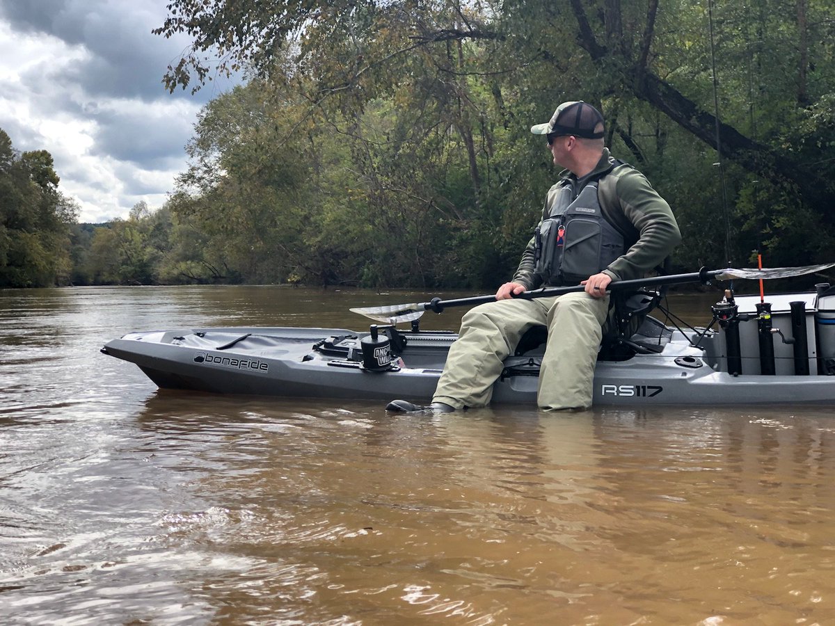 JD Desrosiers, Pro Staff angler on the Pacolet River, SC #Paddle4Fish  📷 Justin Floyd