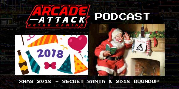 arcadeattackUK's tweet photo. On this week's pod we do our "Secret" Santa, i.e. an excuse to buy lots of #retrogaming goodies for each other. We also roundup 2018:
https://t.co/RV25xDiZ8j
And as a bonus day 27 of our #AAtop30 - our Q&amp;A with ace #pokemon artist @patricksartroom !
https://t.co/AZqj5Ztij1 https://t.co/NfFNcaNrEr