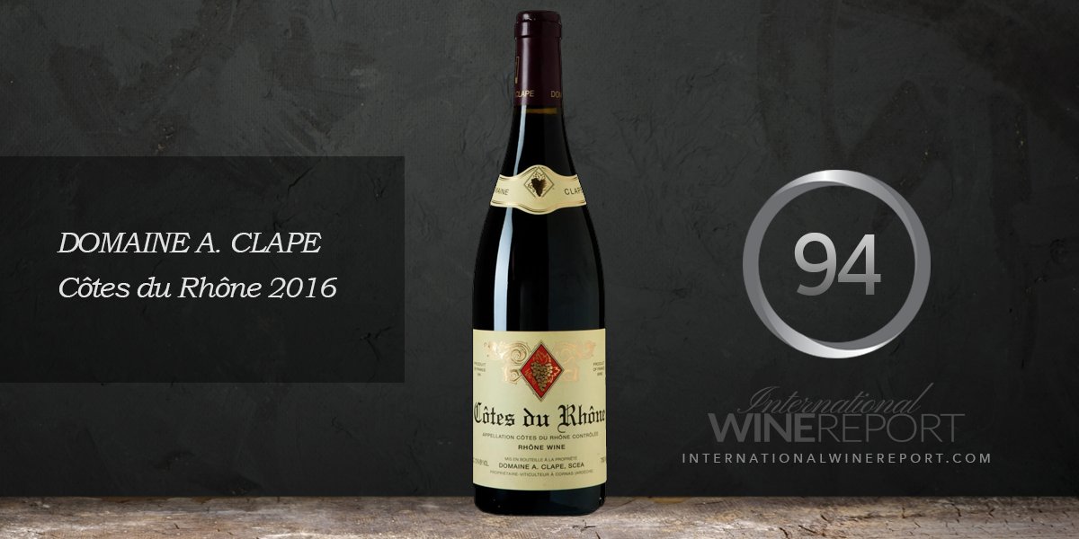A Côtes du Rhône that delivers Cornas Quality internationalwinereport.com/latest-reports… #RhoneWine #cotesdurhone