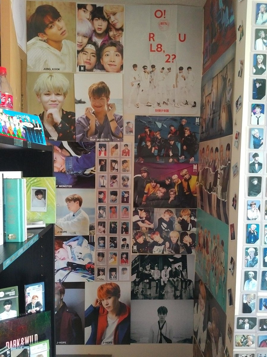 Kathieleen's tweet image. Now I look at all this stuff that we recently bought, and BTS is taking over!😂
Dear @BTS_twt @bts_bighit, let a #BTSARMYMom breathe a little😂😉 (JK) I love you guys for spoiling us!!