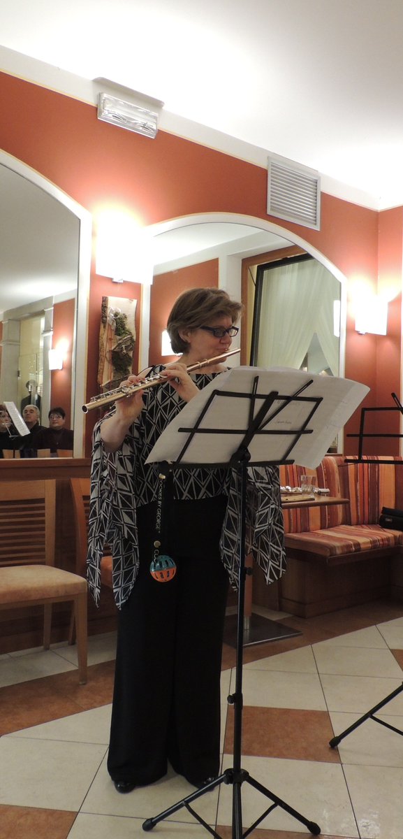 #Spectacular #World #premiere of “Le Chatton” for #solo #flute featuring acclaimed #Italian flutist, #VilmaCampitelli in concert December 10, 2018 at #ConferenceofWomenComposers, #AssociazioneCulturaleChaminade #Trento #Italy