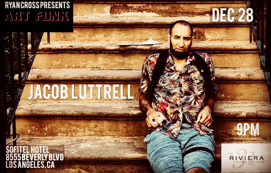 #ArtFunk #Friday at <a href="/SofitelLA/">Sofitel Los Angeles</a> with Grammy award winning songwriter <a href="/jacobluttrell/">Jacob Luttrell</a> and #livepainting by <a href="/nicktheartist/">Nick the artist</a> 9p to 1 #NoCover