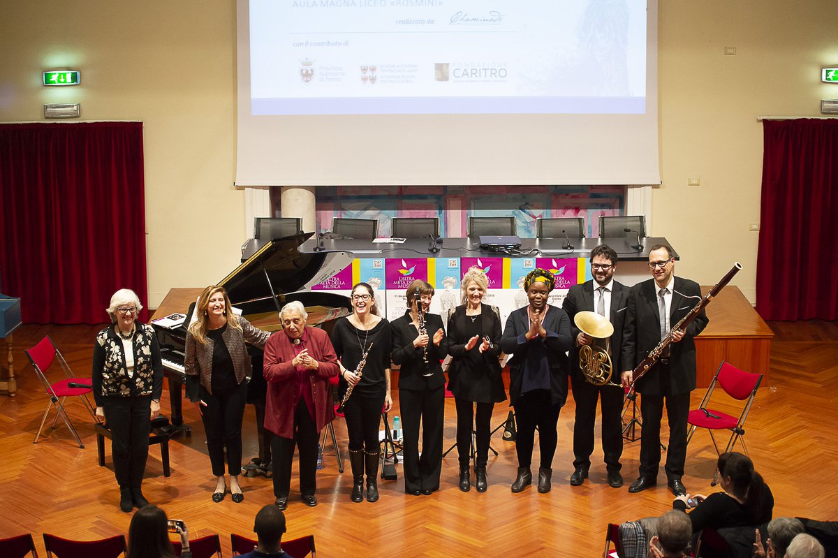 #Spectacular #premiere of  “Soaring…on eagles” wings” featuring acclaimed Italian #EnsembleChaminade, #AssociazioneCulturaleChaminade  December 11, 2018 #ConferenceofWomenComposers #Trento #Italy