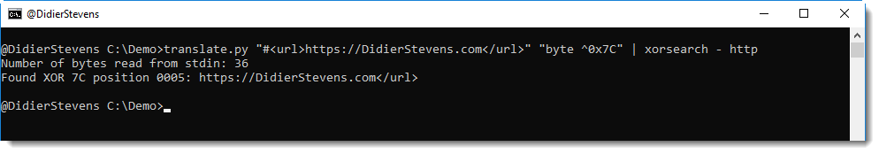 DidierStevens's tweet image. New blog post &quot;Update: XORSearch Version 1.11.2&quot; blog.didierstevens.com/2018/12/27/upd…
