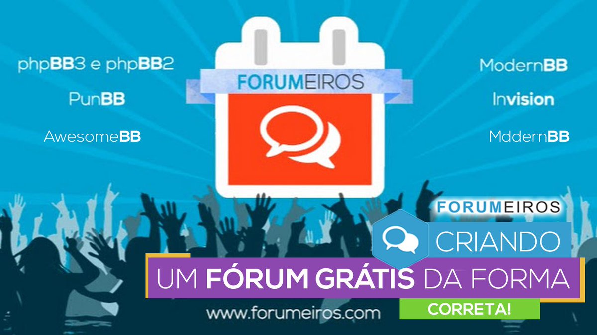 Forumeiros_pt's tweet photo. Crie uma #comunidade na internet da forma mais simples e eficaz possível! Em #Forumeiros é possível criar e administrar sua comunidade com recursos inovadores!! Acesse nosso vídeo: https://t.co/F2fmr9Cpyi https://t.co/5gGCRPRlOg