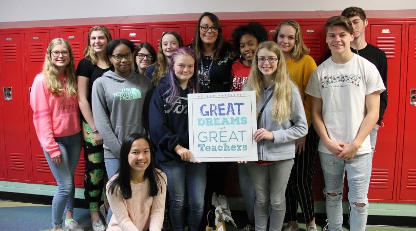 "I can’t express enough how amazing Meg Manugo is as a teacher.  I’ve always wanted to teach but after having Ms. Manugo in my life, my passion for teaching is confirmed." #WeAreVBSchools Read more about this Great Teacher here: bit.ly/2EICzbg