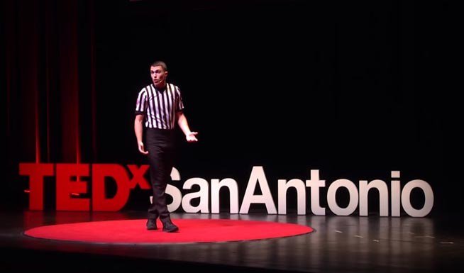 ScoutingTheRefs's tweet photo. TEDx Talk on the Culture of Referee Abuse https://t.co/YquyASQ0ki https://t.co/hirmrfYtax