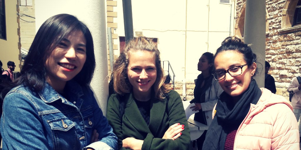 UCT_ELC's tweet photo. Look at these lovely ladies at our graduation ceremony a few months ago.  Hope you are all well!  #TBT #ELCFamily #LearnEnglish #UCTGraduation #UCTEnglish https://t.co/ba50FPvVpA