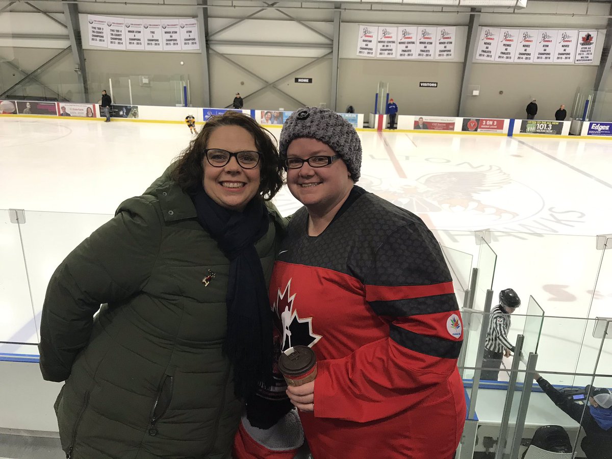 meyerosprey's tweet photo. When you and your ERF just can’t stay apart. Thanks @ErfMthe for coming to watch our Ben at the rink! https://t.co/k0mx8PLIx3