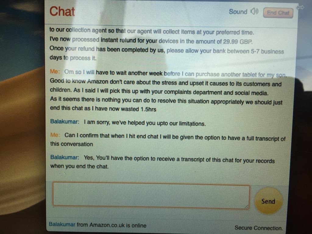 ট ইট র Amazon Help Thank You For The Additional Information I D Like A Member Of Our Team To Look Into This For You Please Provide Us With Your Details Using This Secure Link