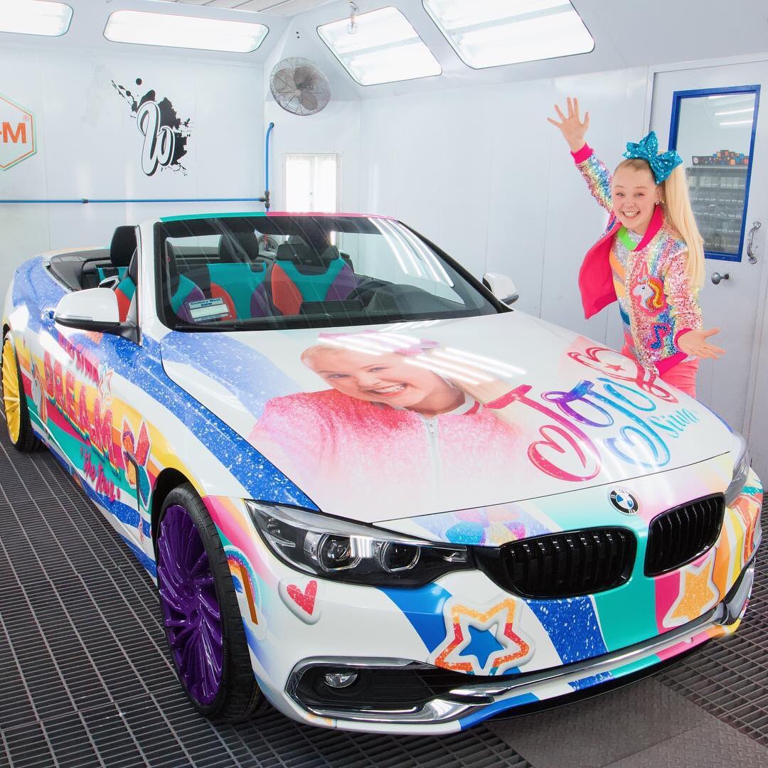 West Coast Customs on Twitter: "Another happy WCC customer! So glad @itsjojosiwa enjoyed her suprise custom wrapped @BMW get ready for the D.R.E.A.M. tour. Thanks coming by! https://t.co/hedH8B3CRd" / Twitter