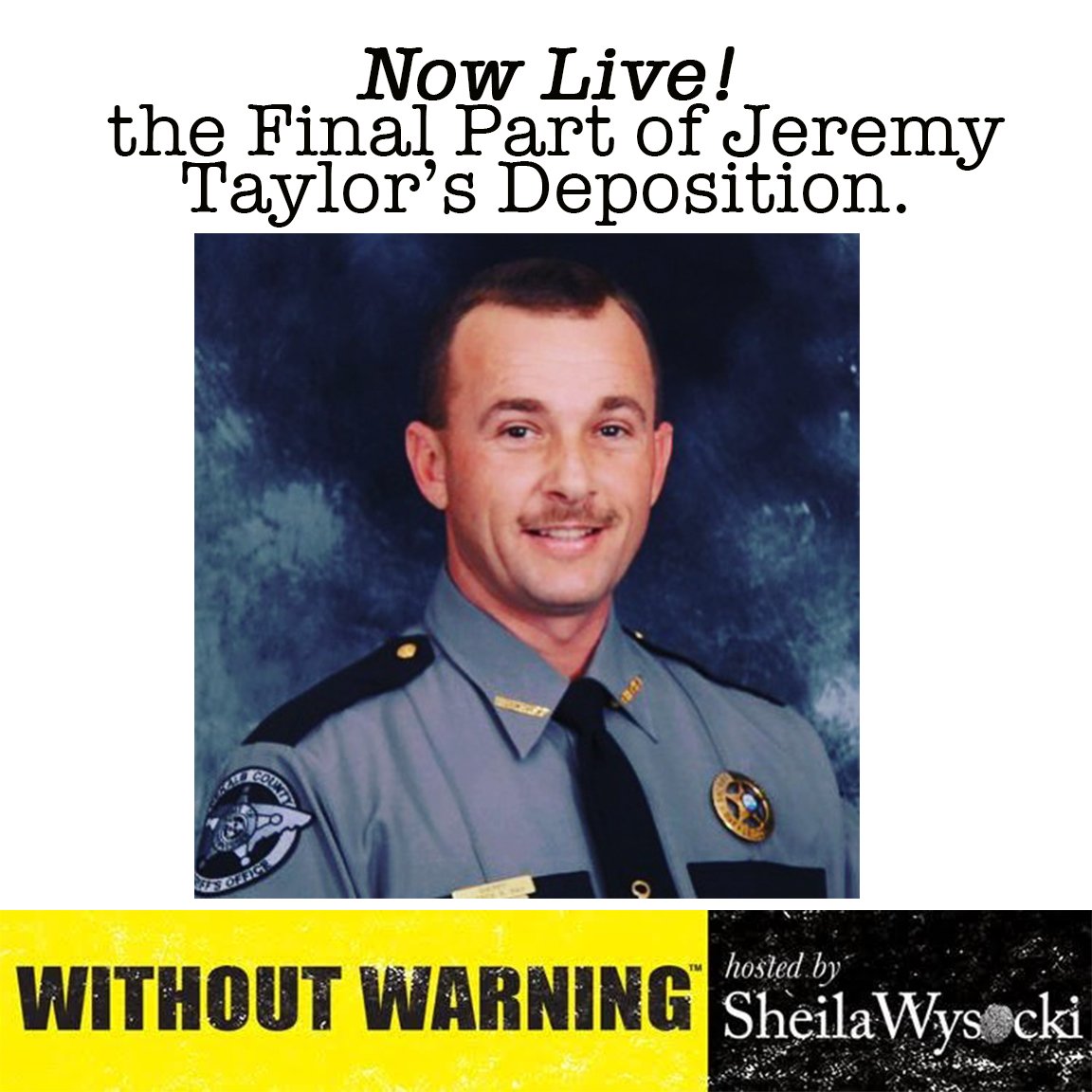 scrappymomPI's tweet photo. Tune in Now to #withoutwarningpodcast to see if Jeremy Taylor finally clarifies what measures were taken to ensure #JusticeforLaurenAgee!
#itunes  #withoutwarningpi #laurenagee #privateinvestigation #wakefest #coldcase #sheilawysocki #justice #accountability https://t.co/5OUCI8oq72