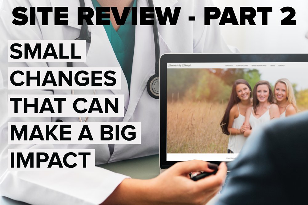 Right Now on Zenfolio Live - Site Review Part 2 - "Small changes that can have a big impact on your site".

Thursday 11AM Pacific / 2PM Eastern

youtube.com/zenfolio/live