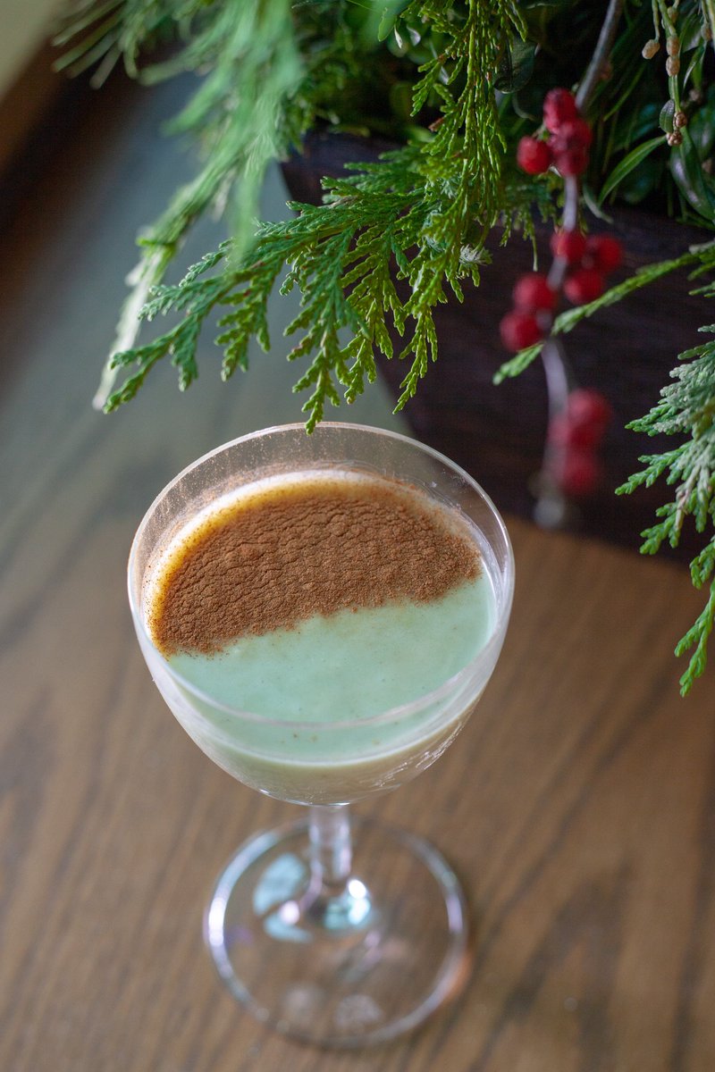 FairmontPGH's tweet photo. There’s eggnog – and then there’s this Puerto Rican pistachio eggnog! fl.2's creamy rum and coconut drink puts a delicious spin on your old favorite.
pistachio coquito | bacardi, coconut cream, pistachio, nutmeg, cinnamon
#fl2pgh #eggnog #classicsperfected #Fairmont #NYE2019 https://t.co/wq4UmxXgxP