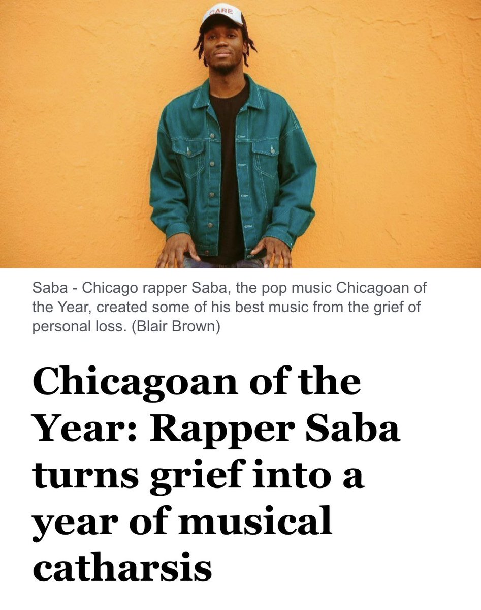 WELL THIS WAS A NICE SURPRISE... CHICAGOAN OF THE YEAR VIA <a href="/chicagotribune/">Chicago Tribune</a> 🏆