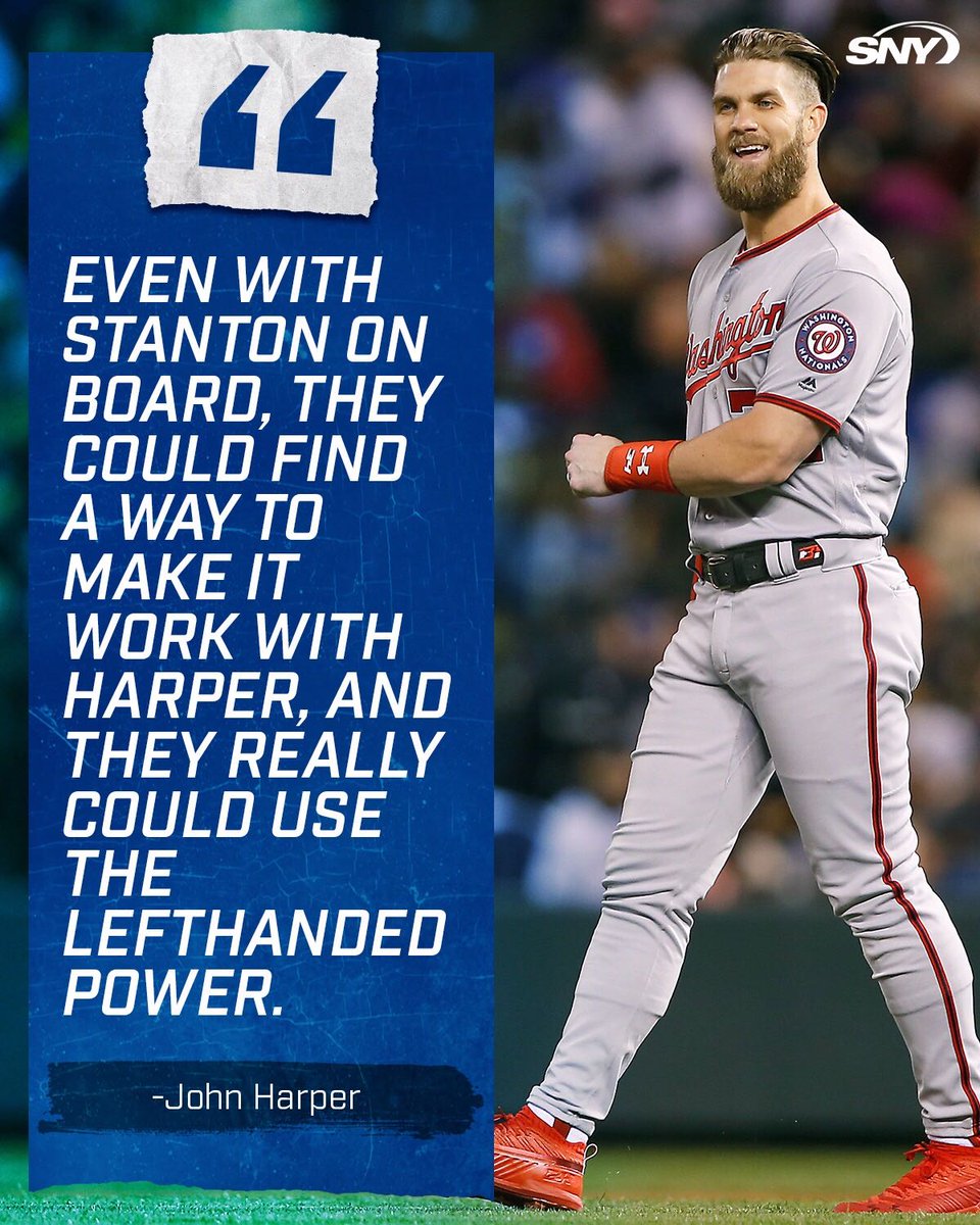 SNYtv's tweet photo. The Yankees need to take advantage of a special opportunity and go all-in on Bryce Harper and Manny Machado https://t.co/rpXwFw52DH https://t.co/acTqxU5cdC
