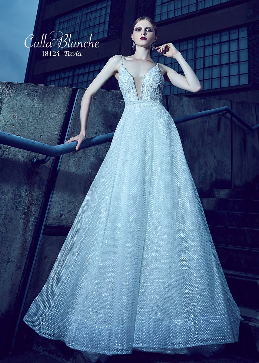 Is there anything prettier than this gown from <a href="/CallaBlanche/">Calla Blanche</a> To schedule an appointment please visit our website virginiasbridal.com or call 914.428.3957