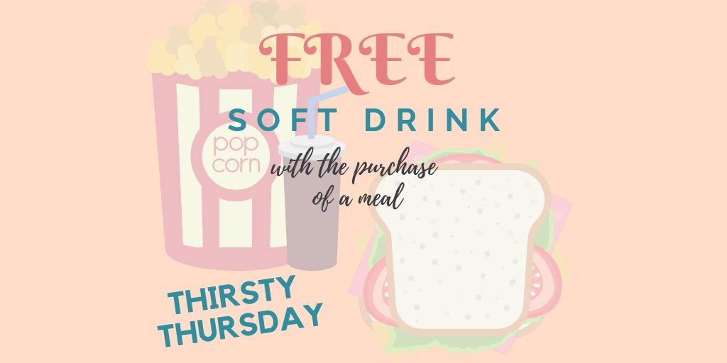DavidnMargaret's tweet photo. Thirsty Thursdays at Dave and Maggie’s Café! Enjoy a complimentary beverage with the purchase of an entree while supporting youth in foster care!
#tofosterchange #agingout https://t.co/AqoJ8nKJ8T