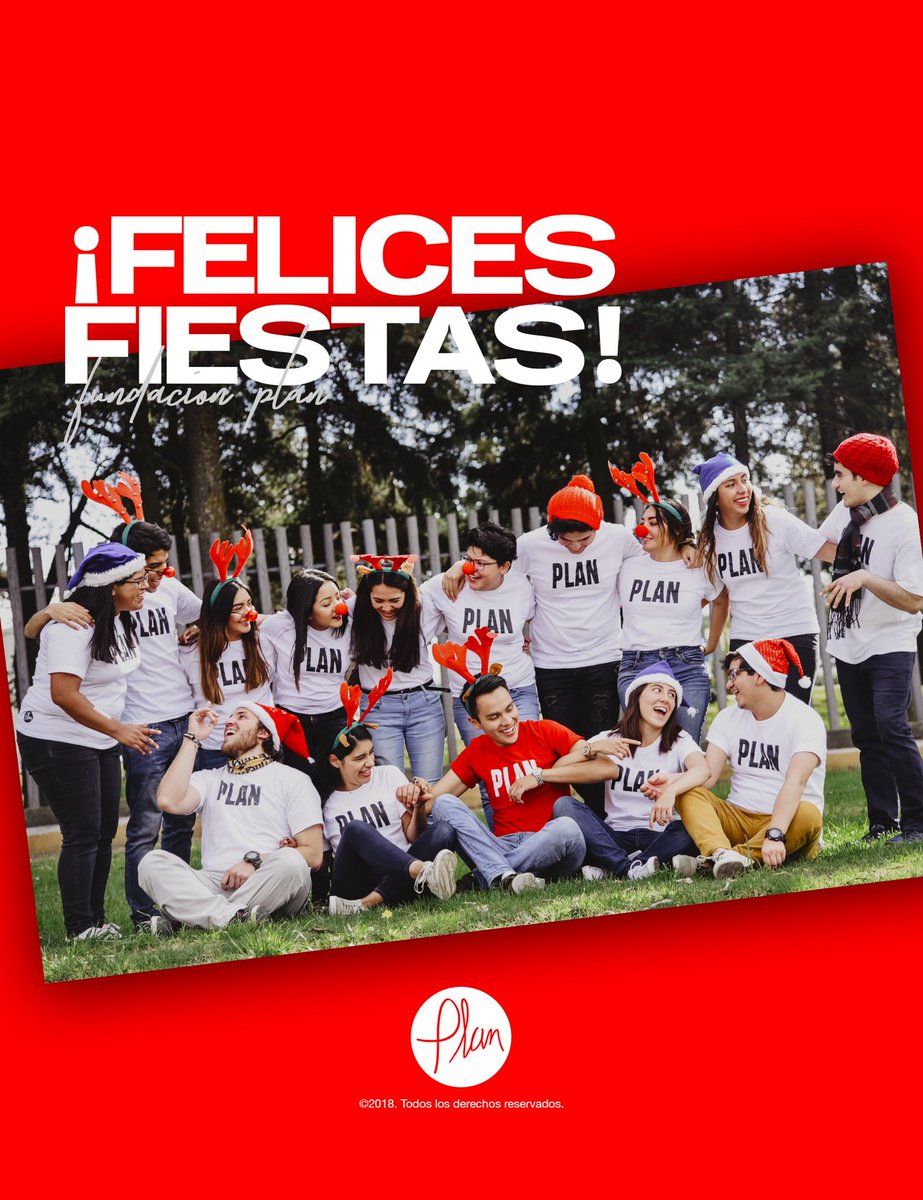 fplanorg's tweet image. ¡Felices fiestas!

Fundación Plan les desea un cierre de año en familia lleno de alegrías y un año 2019 lleno de bendiciones para compartir.
Gracias a todos los que durante este 2018 ayudaron a transformar vidas. Nos encantaría seguir contando con ustedes el 2019.

¡GRACIAS!