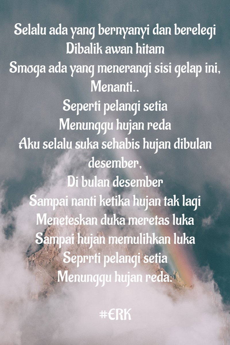 aladinaz's tweet photo. Seperti pelangi setia menunggu hujan reda...😊 https://t.co/zjC0z8qAld