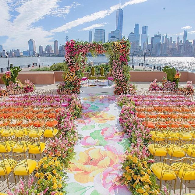 ChameleonChair's tweet photo. #TopTenof2018 -- #9 A rainbow of colors that left guests in awe! We loved being part of this fun ceremony setup! Creative Partners: @designhousedecor @evolutionseventrentals @hyattregencyjc @mlmagin @sjsevents shot by @clanegessel | Rentals: @luxeeventrentals | Guest Seating… https://t.co/vUSr6h8H96