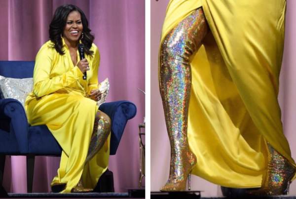 first lady wears timberland boots