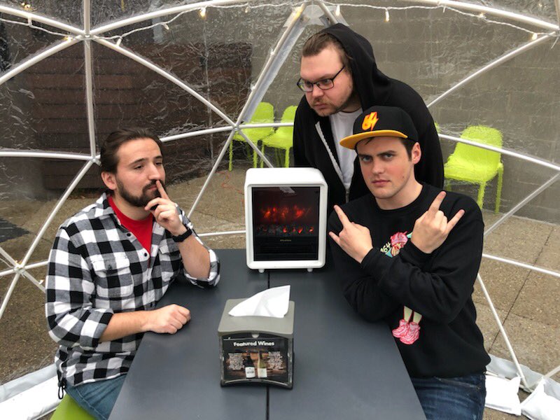 themailfern's tweet photo. Happy holidays from the Mailfern boyz. The Valentine’s Day special is in the can. https://t.co/cwB330QdSi