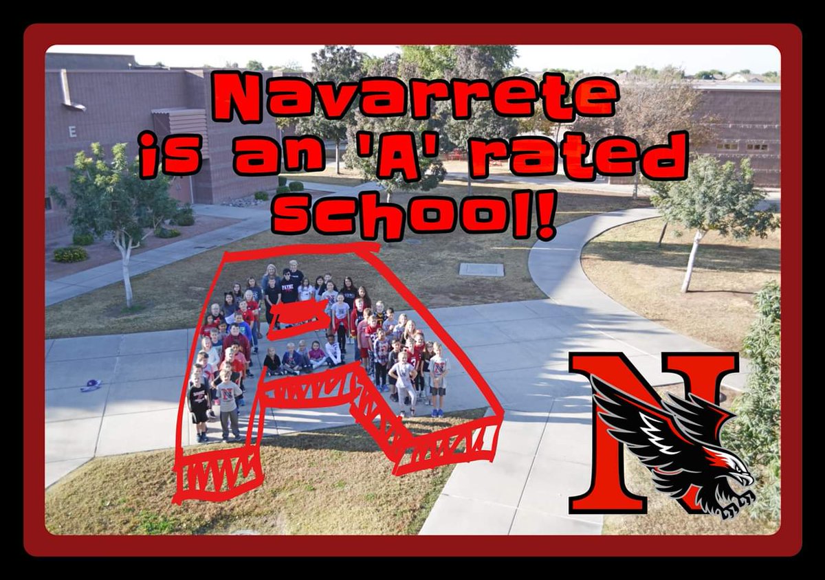 Recognized as an “A” rated school, Navarrete Elementary in <a href="/ChandlerUnified/">Chandler Unified School District</a> challenges students in rigor &amp; relevance preparing students for success. Relationships built between teachers, students and parents is the pillar for this well-deserved rating. #choosedistrict
