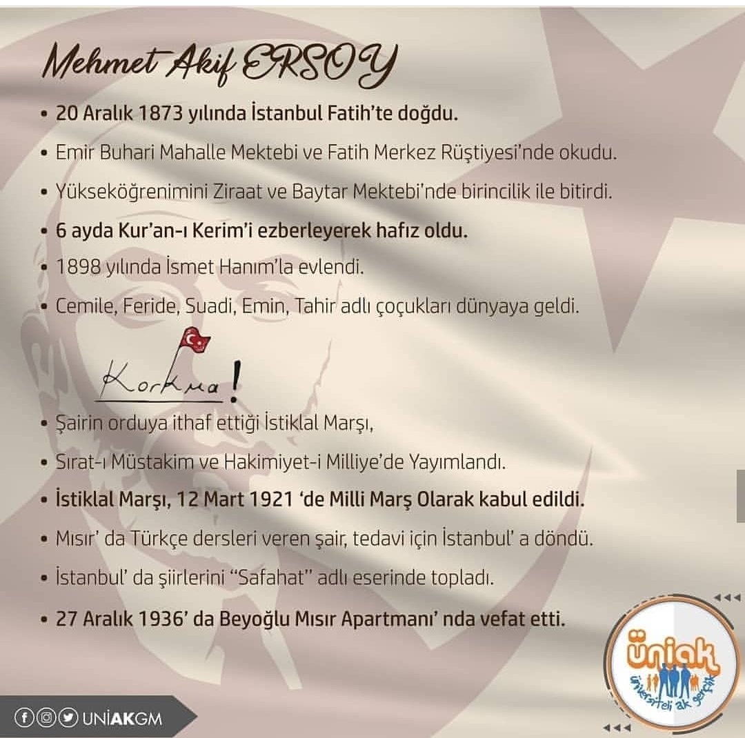 ZynpRte's tweet photo. #MehmetAkifErsoy Rahmet ve minnet ile anıyor Rabbimizden makamı cenneti ala olmasını diliyoruz 💕🇹🇷🌷 https://t.co/Rwac0Z4T1z