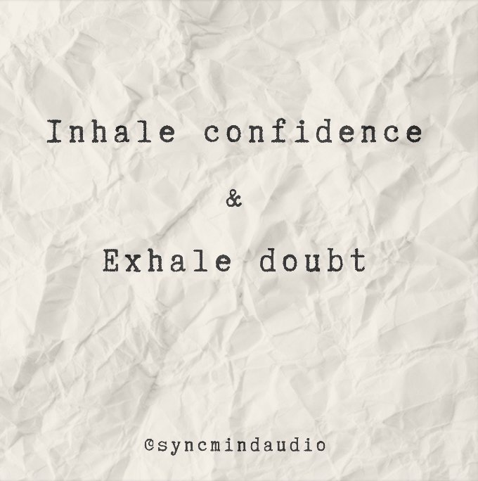 syncmindaudio's tweet image. Inhale confidence &amp;amp; Exhale doubt
#reprogramyourmind #binauralbeatsmeditation #syncmind