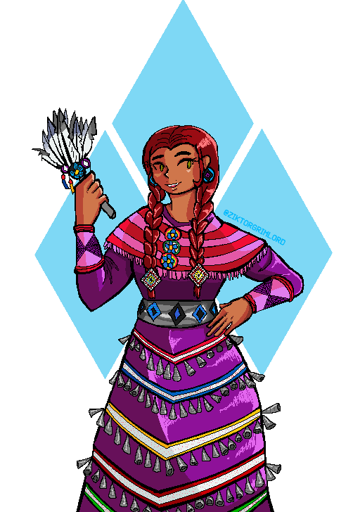 ziktorgrimlord's tweet photo. an old sketch of my mmpr oc, lady, in a tacky jingle dress 😂#mspaint https://t.co/5b1108M7e2