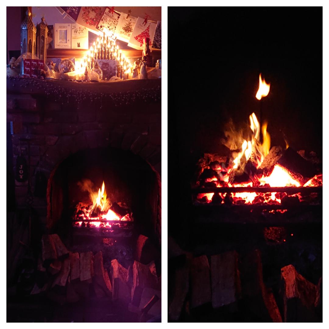 Christmas
Warmth filled the house
Souls of yet-to-bes
Mist knocking at the windows
Trees standing staight
Cold
Crisp
Bright and yet so dark
And the fire
Throwing dancing shadows
From the ghost stories she told