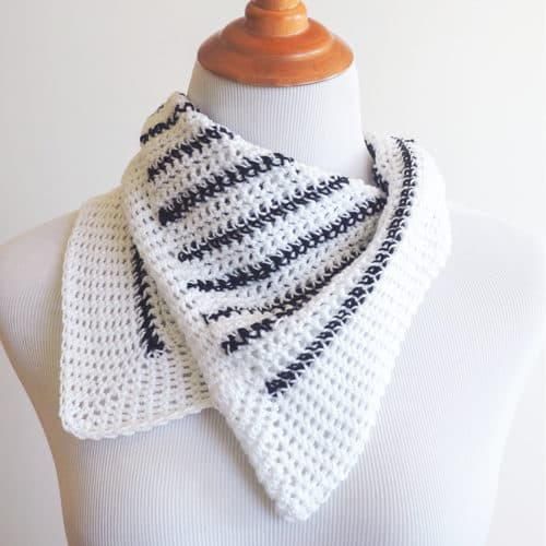 AllFreeCrochet's tweet photo. If you’re looking for a versatile and effortlessly stylish accessory, you’ve come to the right place. The Striped Neck Scarf is so chic and will have you daydreaming of French countrysides.  https://t.co/KZuK1qoKA5 #crochet https://t.co/cy9ZqiZsJf