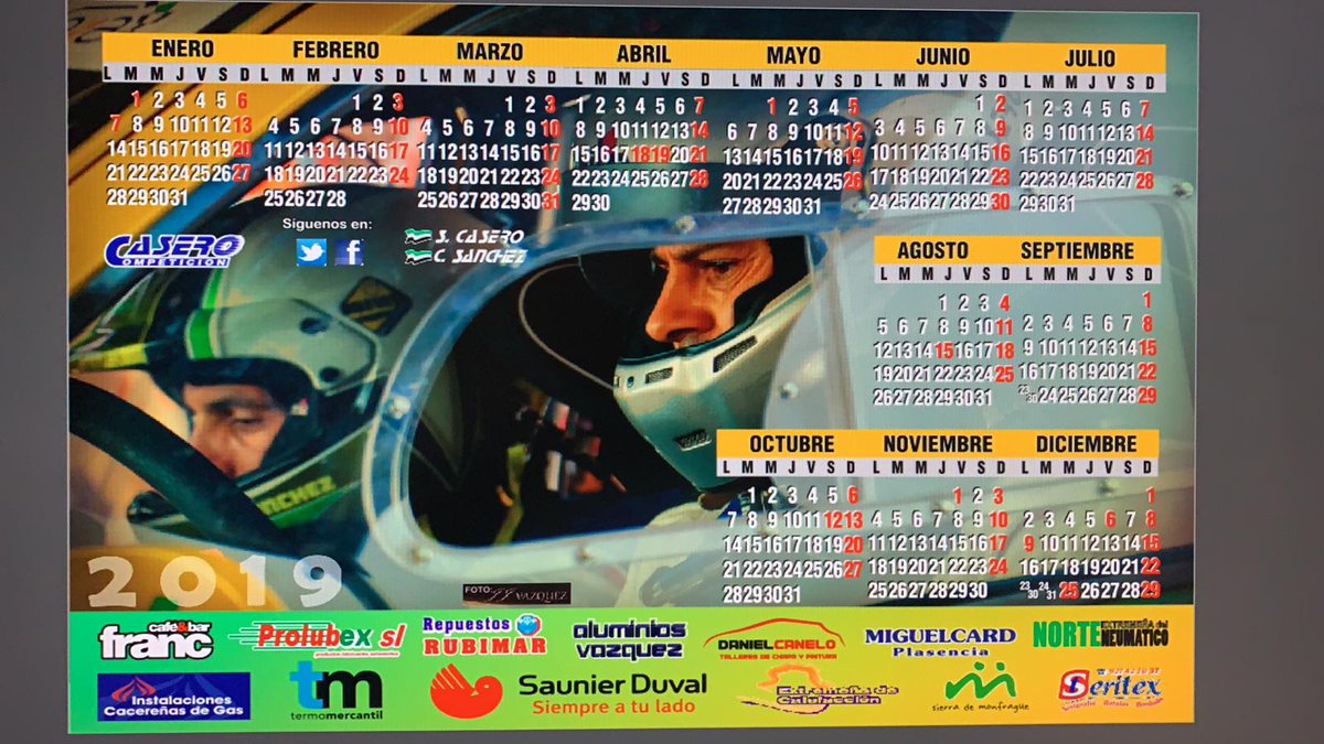 Un año más nuestros tradicionales calendarios <a href="/CandiSnchez/">Candi Sánchez</a>....Feliz Navidad !!