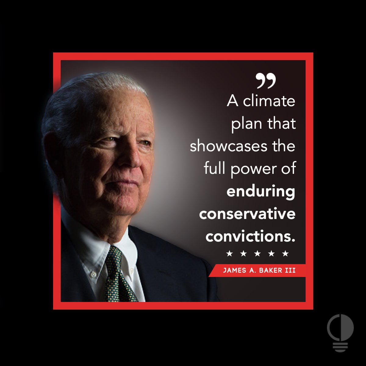 S4CD_Official's tweet photo. Wise words from the legendary James A. Baker III - one of the most distinguished conservative statesmen in American history

Treasury Secretary &amp; White House COS to President Reagan

Secretary of State &amp; White House COS to President H.W. Bush

#BakerShultzPlan #EcoRight #GreenGOP https://t.co/ylcIeuKwwx
