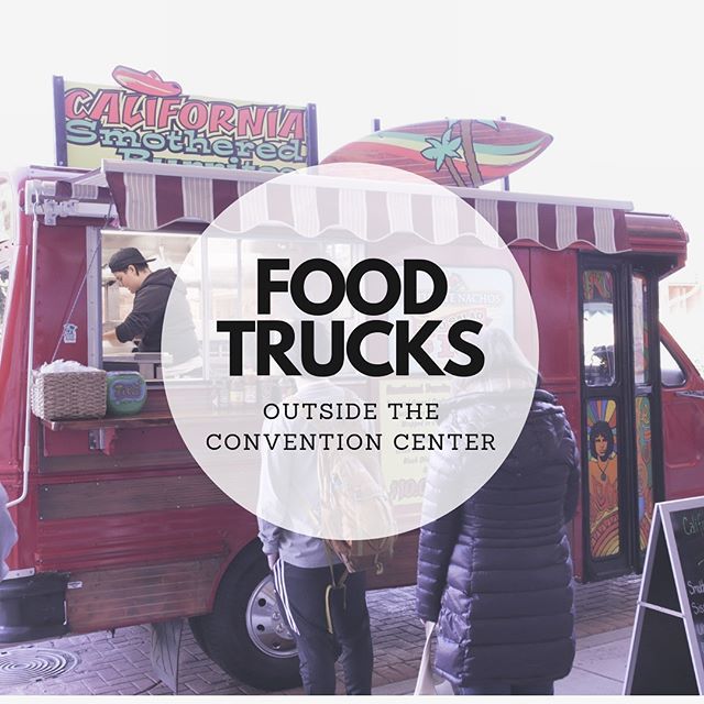 conycchatt's tweet photo. After you register don’t go far for food! On carter street out the doors across from Exhibit Hall B are food trucks!! Get great local grub here all week long!! https://t.co/VLeSeBeozL