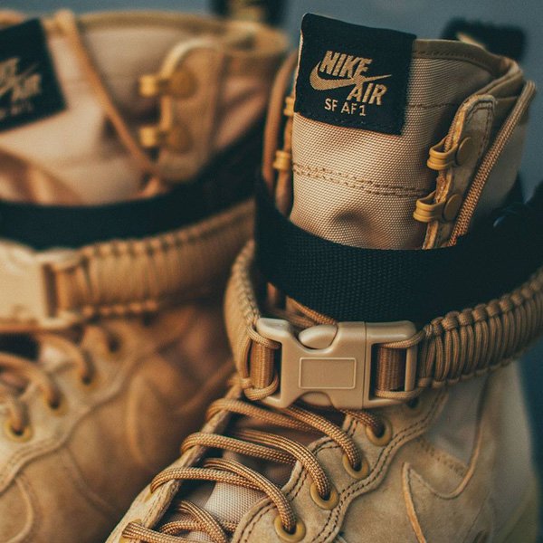 nike sf air force 1 gold