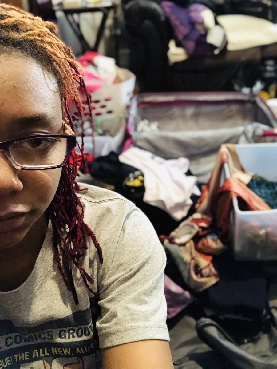 NZinza's tweet photo. I’m Packing. For #Chicago. #LA #Shanghai and #Phuket #Thailand
#SoManyClothes
#NecessaryEvil
#iHatePacking #TravelerTroubles
#DetroitYogi #InternationalFlow
#TurtleFoot
#NZinzasYouTubeChannel
#TravelingYogini
#RedHeadedYogini
#YogiBae #TravelBae #BlackGirlMagic #NZinza https://t.co/j9pBVGXAb4