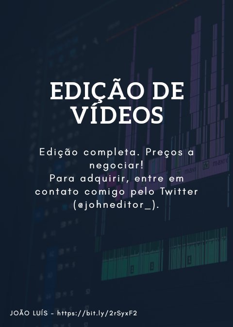 JohnWorks_'s tweet image. 📢 Tabela de Preços!
Em breve estarei postando alguns exemplos de edição, me sigam para não perder nenhuma publicação!

Me ajude dando 🔃 e ❤
@JohnWorks_