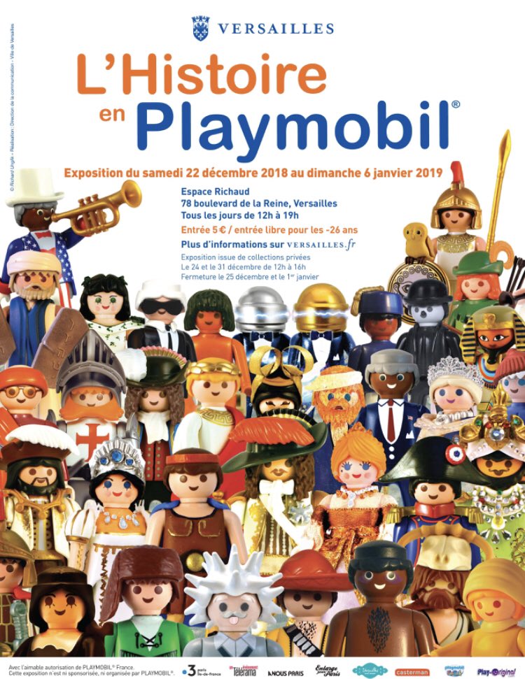 bubblyevent's tweet photo. Vous faites quoi du 22 décembre 2018 au 4 janvier 2019 ? #playmobil #versailles https://t.co/rJ17X8BFkZ
