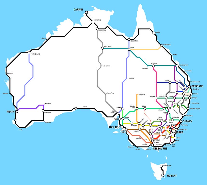 Simon Kuestenmacher On Twitter Subway Style Highway Map Of Australia This View Kind Of Overestimates The Population Density Away From The Coast Source Https T Co 4nehpx1wbx Https T Co Kziiof6srq