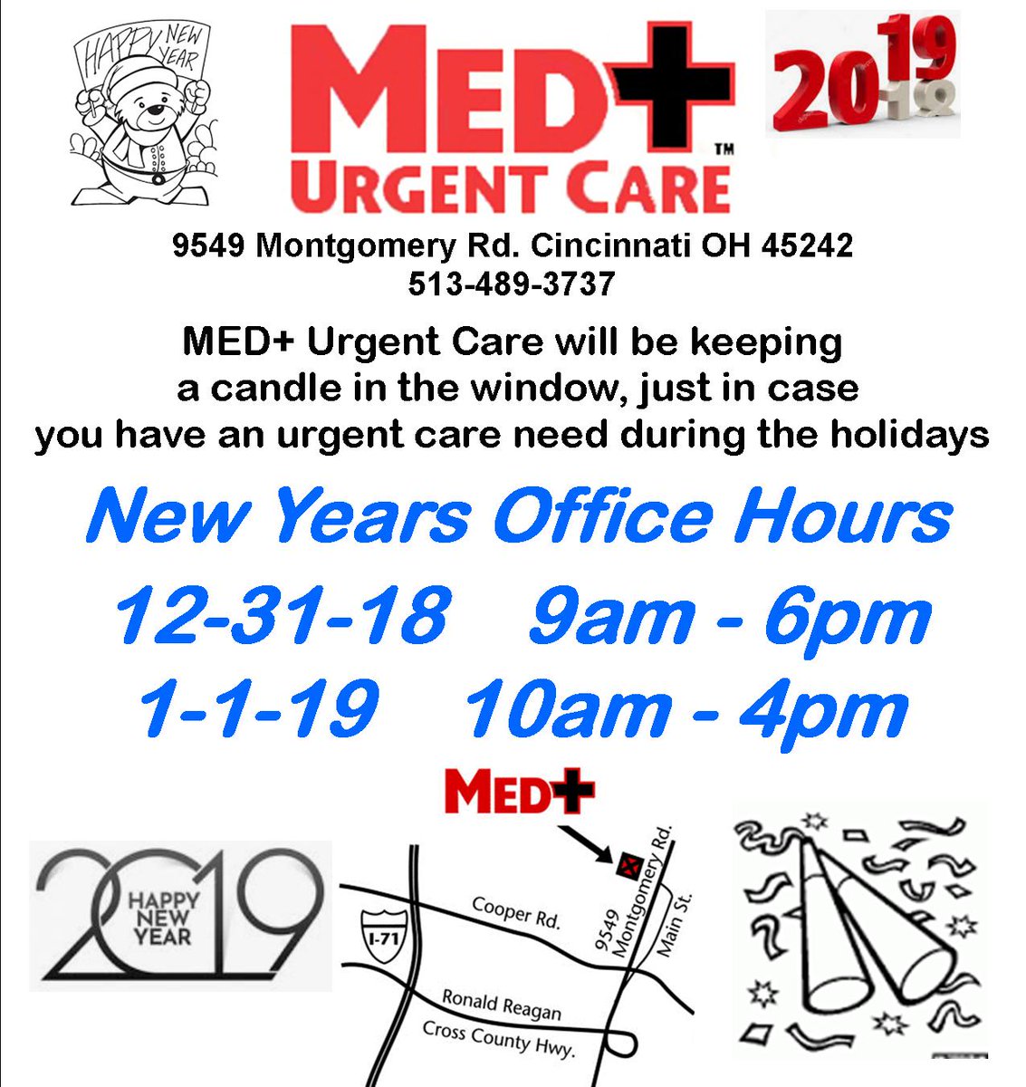 medplustesting's tweet image. MED+ Urgent Care &amp;amp; Occupational Health Services wishes you and yours a Happy New Year!!!  medplusurgentcare.com