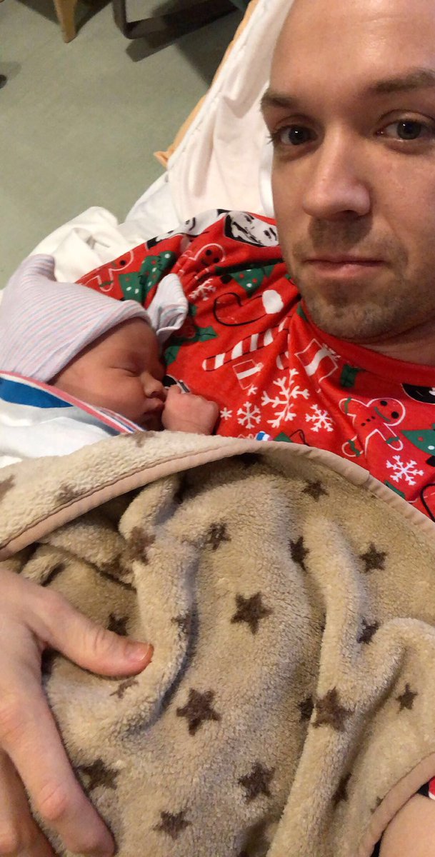 We welcomed our beautiful baby girl into the world. I’m here reppin my @Darkness429 shirt in the hospital.