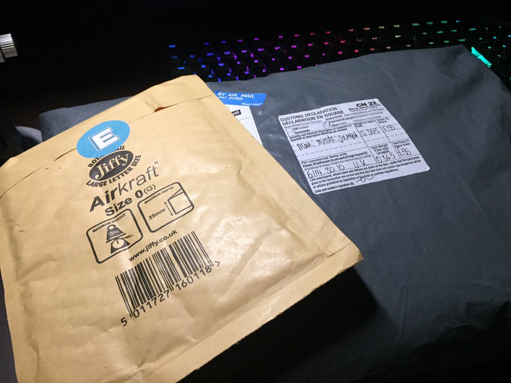 KaillaFaust's tweet photo. Oh? Hello? I just got home from work today and found this mail came in for me today. Iβm curious whatβs inside #palicosquad #poogachu https://t.co/2SoXC17xyX