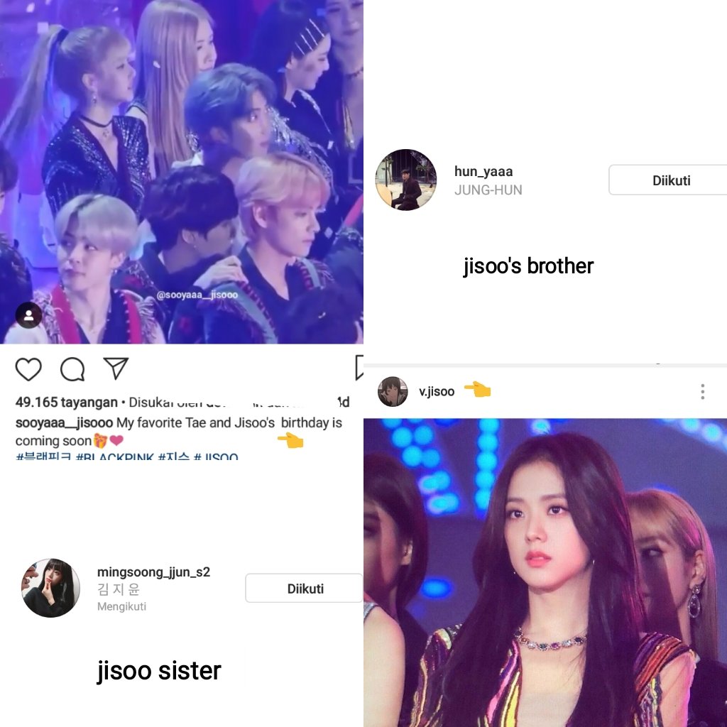 Jisoo S Brother And Sister Liked Vsoo Post On Instagram Ps Don T Distrub Them They Re Also Has Privacy Kimtaehyung Kimjisoo Bts Blackpink Taehyung V Jisoo Vsoo Respect