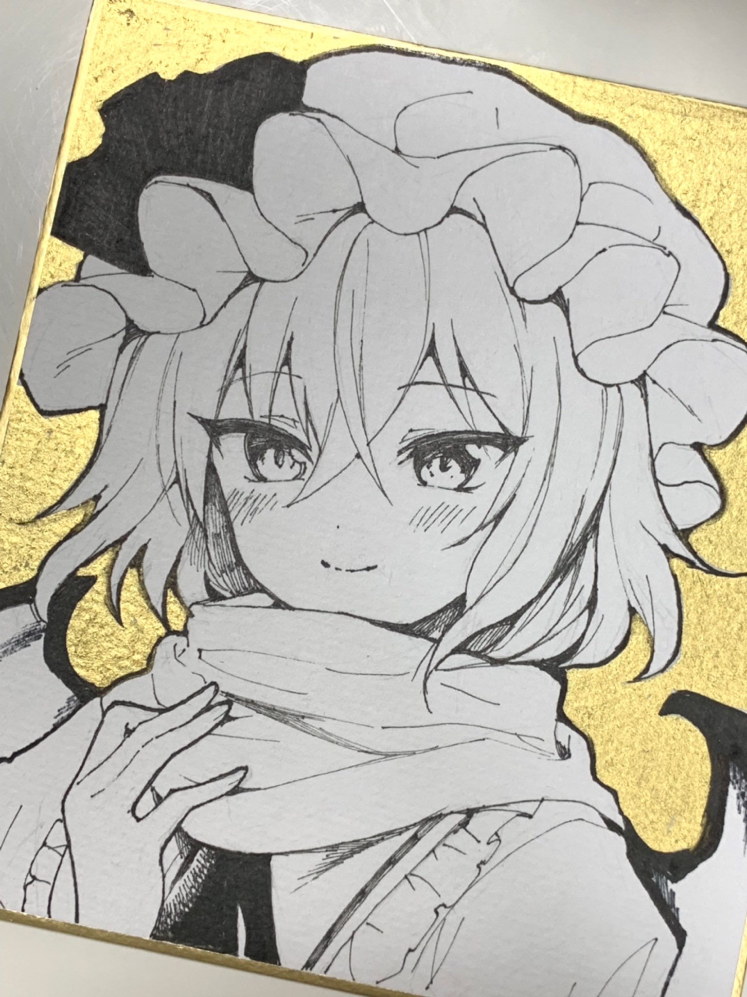 イラスト 色紙依頼 雪 on X: 